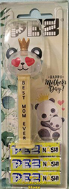 European Mother's Day Panda Pez Mint on Card