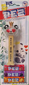 USA Mother's Day Panda Pez Mint on Card