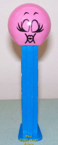 (image for) Kiss Funky Face Pez on Blue Stem Loose