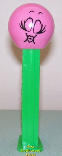 (image for) Kiss Funky Face Pez on Green Stem Loose