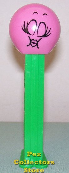 (image for) Kiss Funky Face Pez on Green Stem Loose