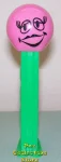 (image for) Batting Lashes Funky Face Pez on Green Stem Loose