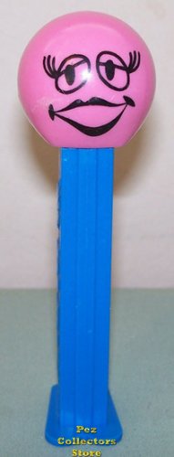 (image for) Batting Lashes Funky Face Pez on Blue Stem Loose