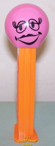 (image for) Batting Lashes Funky Face Pez on Orange Stem Loose