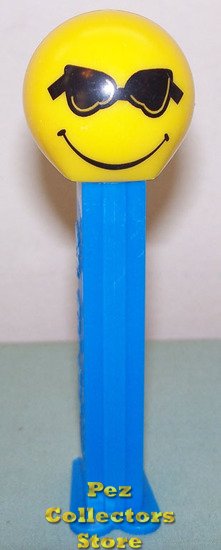 (image for) Cool Funky Face Pez on Blue Stem Loose