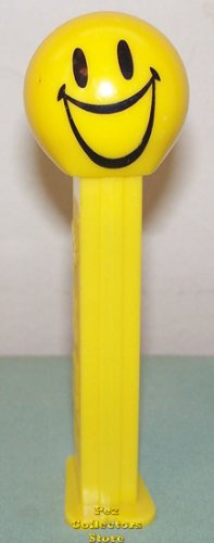 (image for) Big Grin Funky Face Pez on Yellow Stem Loose