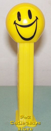 (image for) Big Grin Funky Face Pez on Yellow Stem Loose