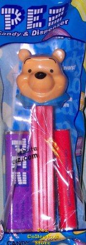 (image for) Winnie The Pooh Pez with Blue Collar MIP!