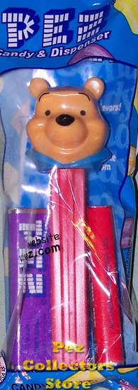 (image for) Winnie The Pooh Pez with Blue Collar MIP!