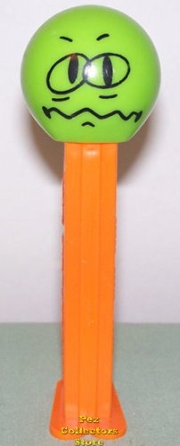 (image for) Worried Funky Face Pez on Orange Stem Loose