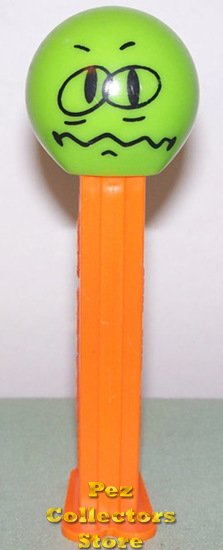 (image for) Worried Funky Face Pez on Orange Stem Loose