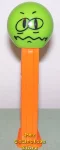 (image for) Worried Funky Face Pez on Orange Stem Loose