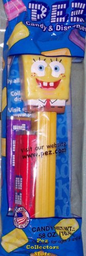 (image for) SpongeBob Pez on Yellow Stem Mint in Bag!