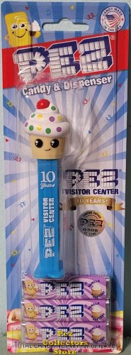 (image for) Pez Visitors Center 10th Anniversary Cupcake Pez MOC only 1000 made