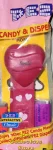 2005 Smile Heart Pez Maroon printed stem MIB (image for) 2005 Smile Heart Pez Maroon printed stem MIB