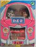 (image for) 2 + 12 Pink Car Box with Tom and Jerry Pez