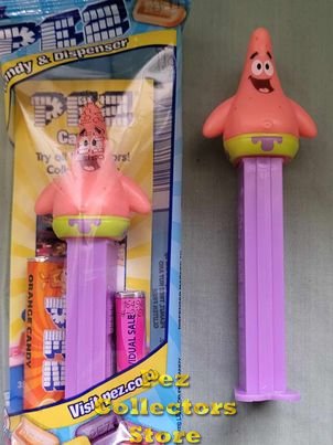 (image for) 2024 Patrick Pez on Lavender Stem from SpongeBob MIB