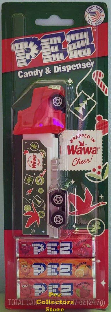 (image for) 2024 Wawa Wrapping Paper Promotional Pez Truck MOC