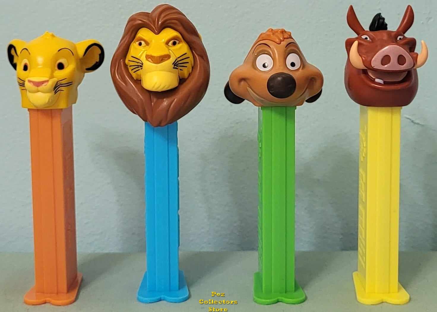 (image for) 2024 30th Anniversary Lion King Pez Set of 4 Loose SOS