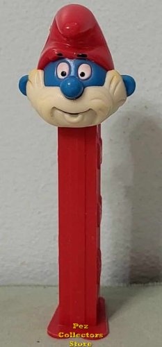 (image for) Smurfs Series I Papa Smurf Pez 3.9 Austria Thin Feet