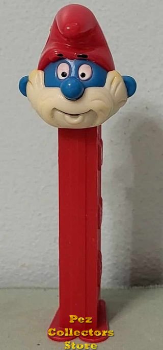 (image for) Smurfs Series I Papa Smurf Pez 3.9 Austria Thin Feet