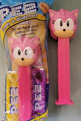 (image for) Amy Rose Sonic the Hedgehog Pez MIB