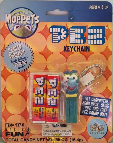 (image for) Retired Gonzo from Muppets Pez Keychain MOC