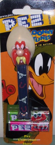 (image for) BIA Yosemite Sam Pez with Short Mustache on Daffy Card