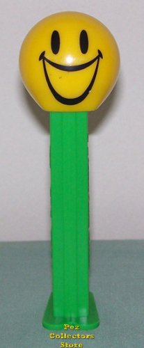 (image for) Big Grin Funky Face Pez on Green Stem Loose