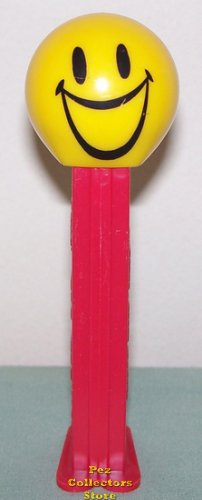 (image for) Big Grin Funky Face Pez on Red Stem Loose