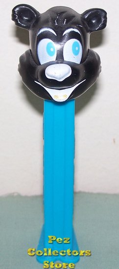 (image for) Misfit Icee Bear Pez Black Face on Blue Stem Gold Tongue