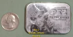 (image for) Black and White Pez Girl Tin with Sugar Free Peppermint Candy