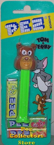 (image for) Spike Pez with Tan Face on Neon Green Stem MOEC