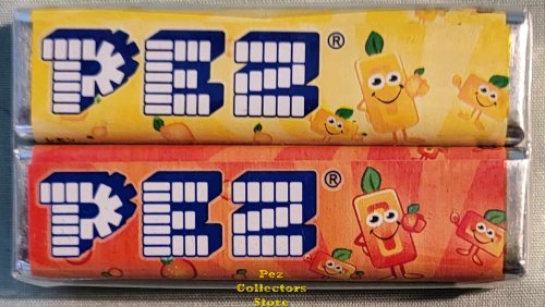 (image for) Cello Wrapped 2 Pack European Fruit Flavor Pez Candy