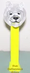 Colorless Clear Crystal Lion Kooky Zoo Pez on Neon Yellow Loose (image for) Colorless Clear Crystal Lion Kooky Zoo Pez on Neon Yellow Loose