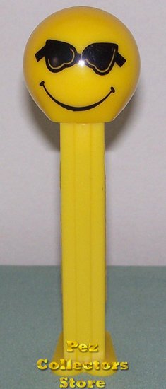 (image for) Cool Funky Face Pez on Yellow Stem Loose