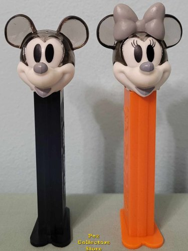 (image for) 80th Anniversary Crystal Mickey and Minnie Ltd. Ed PEZ Pair Loose