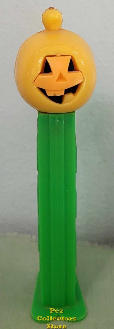 (image for) Two tone Die Cut Face Pumpkin A Pez 3.9 TF Green Stem