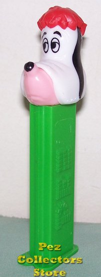 (image for) Droopy Pez Flat Hair, Med. Green, 1980 MGM Copyright