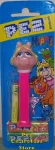 (image for) European Muppets Miss Piggy Pez Neon Pink Stem Mint on Euro Card