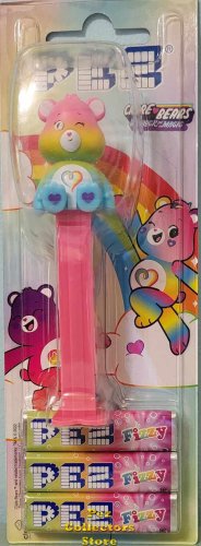 (image for) European Exclusive Care Bear Ombre Pastel Rainbow Bear Pez MOC