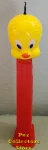 (image for) European Tweety Pez with Molded Eyes and Eyelashes on Red Loose