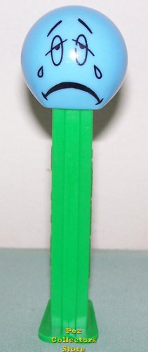 (image for) Sad Funky Face Pez on Green Stem Loose