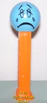 (image for) Sad Funky Face Pez on Orange Stem Loose