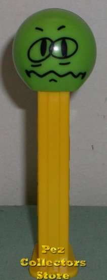 (image for) Worried Funky Face Pez on Yellow Stem Loose