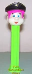 (image for) Glow in the Dark Pilot Pez Pal with Pink Hair on Green Stem