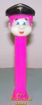 (image for) Glow in the Dark Pilot Pez Pal with Pink Hair on Pink Stem