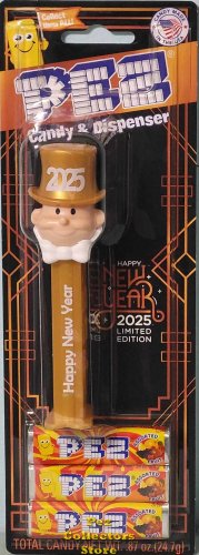 (image for) 2025 Happy New Year Golden Groom Pez Pal Limited Edition 2025pcs USA Card