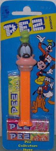 (image for) Goofy Pez on European Neon Orange Stem MOEC