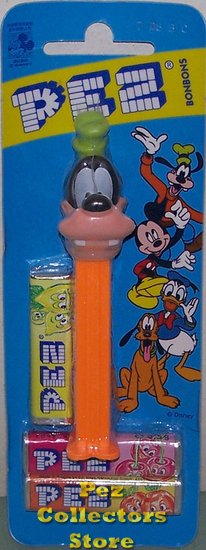 (image for) Goofy Pez on European Neon Orange Stem MOEC